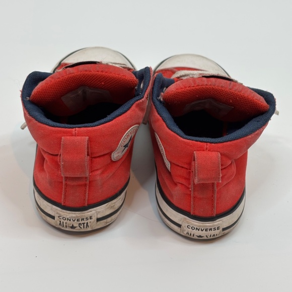 Converse Chuck Taylor All Star High Top Toddler Size 10 Red Pull On Cushion Heel - Picture 5 of 7